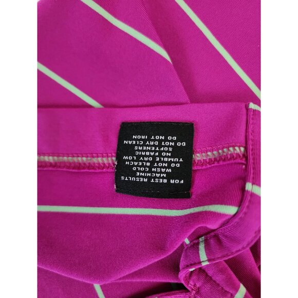 Peter Millar Men's Summer Comfort Stripe Stretch Polo Shirt Magenta Size Small - Picture 5 of 8